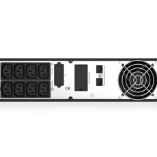 Digitus Zasilacz awaryjny UPS Online Rack 19" LCD, 2000VA/2000W, 4x12V/9Ah, 8xC13, USB, RS232, RJ45