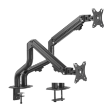 GEMBIRD BIURKOWE REGULOWANE RAMIĘ/UCHWYT NA 2 MONITORY 17-32, 100X100MM, DO 8 KG