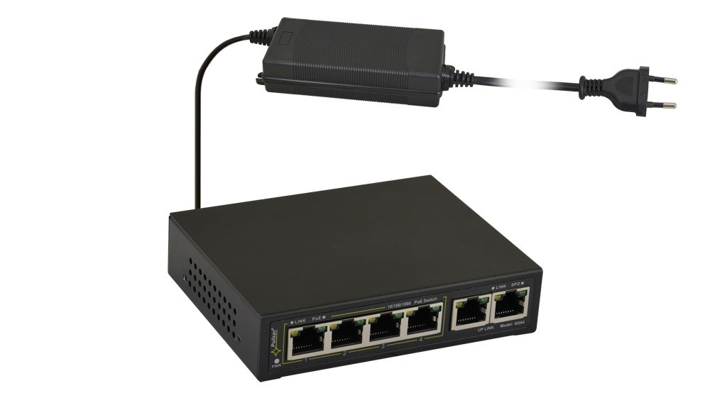 Switch Poe Sg-64 4-Portowy Pulsar - obrazek 2