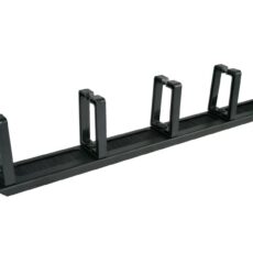 Alantec-Organizator kabli 1U 19" z przepustem szczotkowym, 5 plastikowych uchwytów