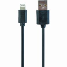 Kabel GEMBIRD CC-USB2-AMLM-1M (USB 2.0 M - Lightning M; 1m; kolor czarny)