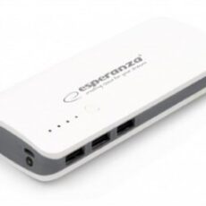 PowerBank Esperanza Radium EMP106WE (8000mAh; microUSB, USB 2.0; kolor biały)