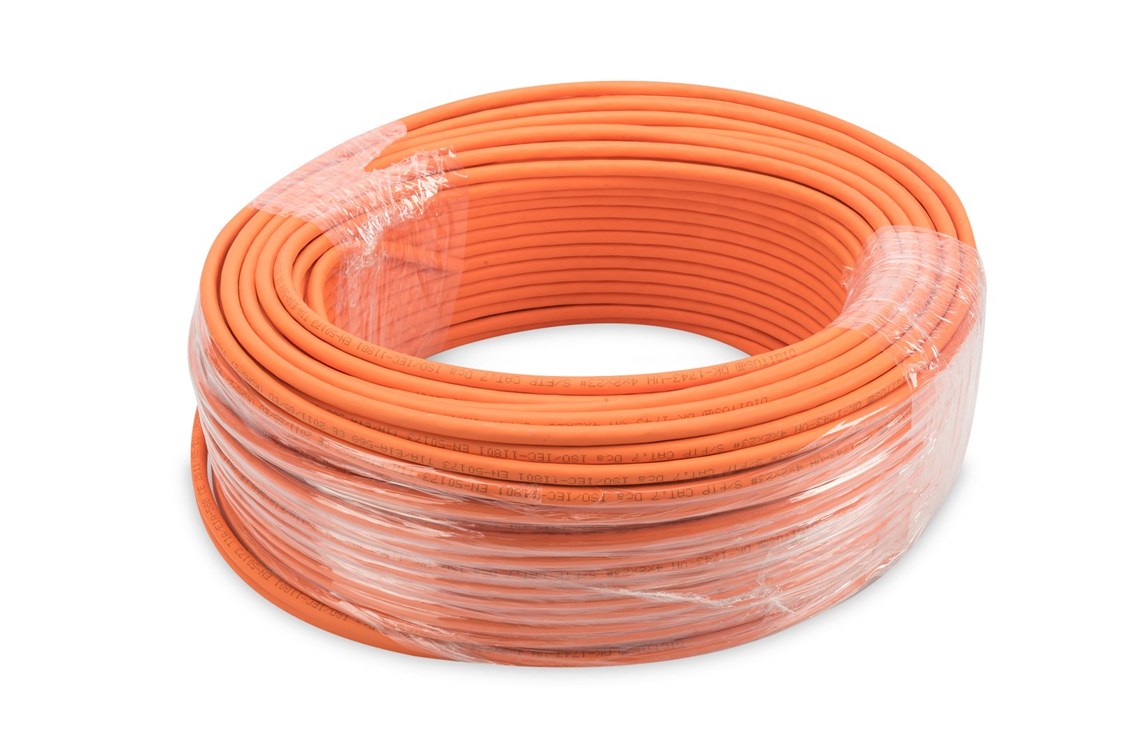 Kabel DIGITUS Professional bulk cable - 100 m - pomarańczowy, RAL 2000 - obrazek 2