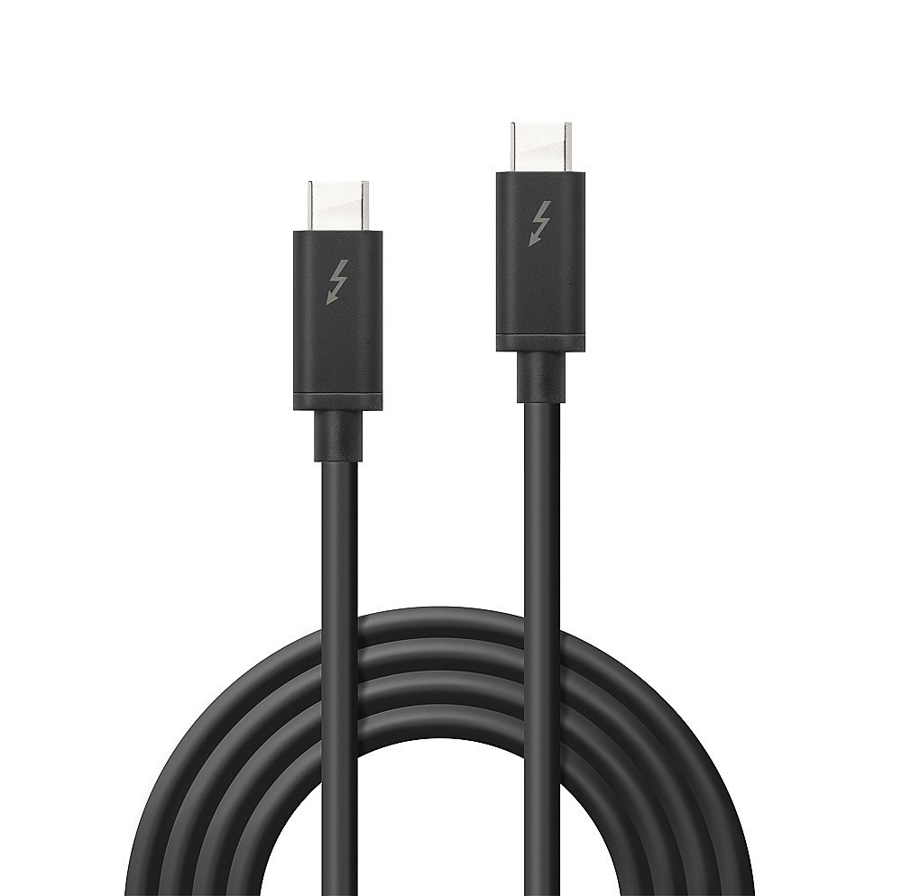 Lindy 41557 kabel Thunderbolt 2 m 20 Gbit/s Czarny - obrazek 2