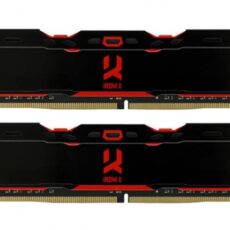 GOODRAM DDR4 16GB PC4-25600 (3200MHz) 16-20-20 DUAL CHANNEL KIT IRDM X BLACK 1024x8