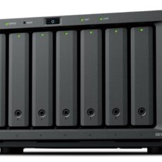 NAS Synology DS1825+, Tower, 8x 2.5"/3.5" SATA + 2x M.2 2280 NVMe SSD, AMD Ryzen V1500B, 8GB DDR4 (max.32GB), 2x 2.5GbE RJ-45, 3x USB 3.2, adapter 250W