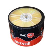 MAXELL DVD-R 4,7GB 50 szt  w opakowaniu SHRINK. Prędkość zapisu 16X, 120 min.  Przeznaczenie nagrywanie Multimediów.
