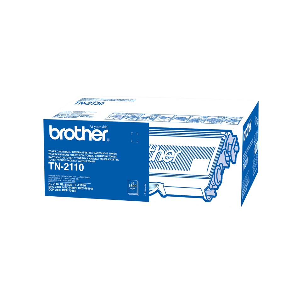 Brother TN-2110 kaseta z tonerem 1 szt. Oryginalny Czarny - obrazek 2