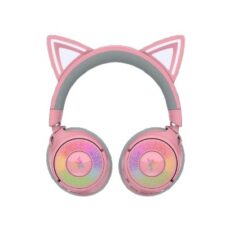 Zestaw słuchawkowy Razer Kraken Kitty V3 Pro Sieć bezprzewodowa/przewodowa Nauszne Bezprzewodowy Kwarc