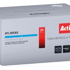 Activejet ATL-80CNX Toner (zamiennik do Lexmark 80C2HCE, Supreme; 3000 stron; niebieski)