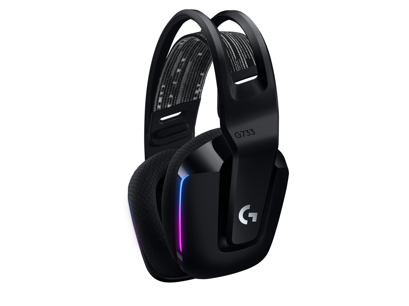 Słuchawki Logitech G733 Lightspeed Black - obrazek 2