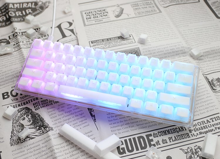 Ducky One 3 Mini klawiatura Gaming USB Biały - obrazek 2