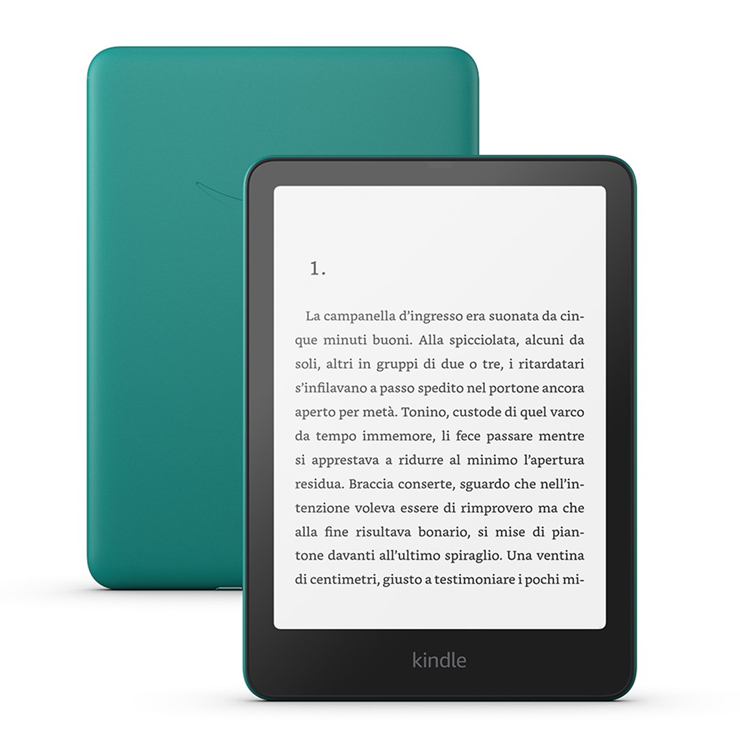 Ebook New Kindle Paperwhite (12th Generation) - 2024 release 7” glare-free 16GB Wi-Fi (Ad-supported) Jade (WYPRZEDAŻ)