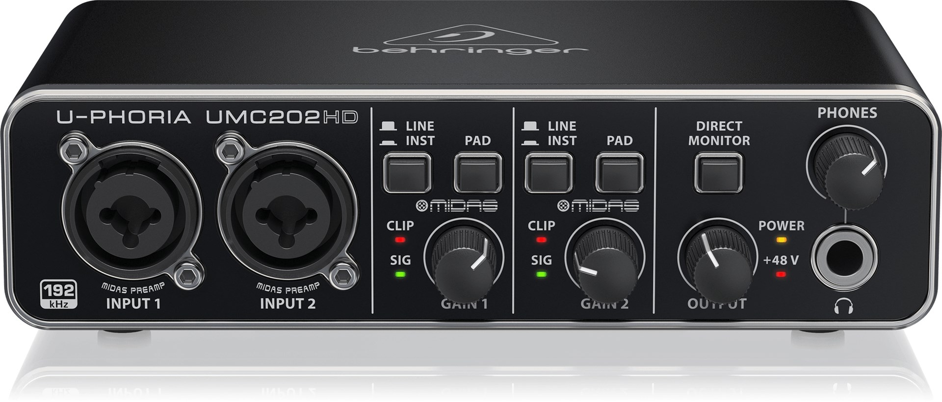 Behringer UMC202HD - Interfejs audio USB - obrazek 2