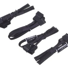 Kabel przedłużający do wentylatora NOCTUA NA-SEC1.black 4-Pin PWM 30cm 4 szt.