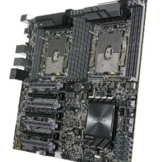 ASUS WS C621E SAGE, Intel  C621,  2x Intel Socket P(LGA 3647), 12x DDR4 2933 RDIMM/LRDIMM, 7 x PCIe 3.0, 10 x SATA III, 4xU.2, 1x M.2 Socket 3, 2x1Gb Intel I210-AT, 2xUSB 3.1 Gen 2, 8xUSB 3.1 Gen 1, 4xUSB 2.0, EEB
