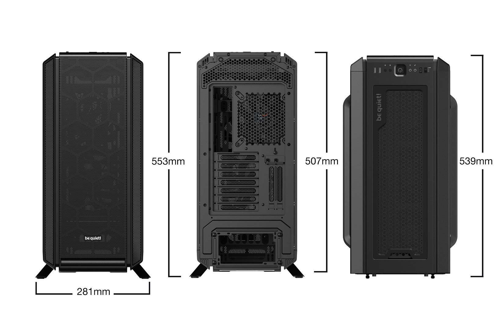 OBUDOWA BE QUIET! SILENT BASE 802 WINDOW Black - obrazek 2
