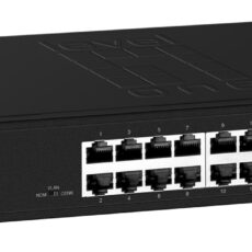 LevelOne Switch 24x GE GEU-2431 19" Rack Mount Kit Nie zarządzany Gigabit Ethernet (10/100/1000) 1U Czarny