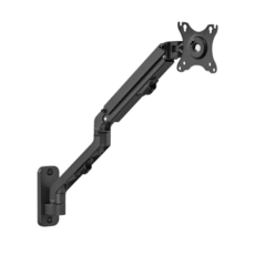 GEMBIRD BIURKOWE REGULOWANE RAMIĘ/UCHWYT NA MONITOR DO MONTAŻU NA ŚCIANIE 17-27, VESA 100X100MM, DO DO 7 KG