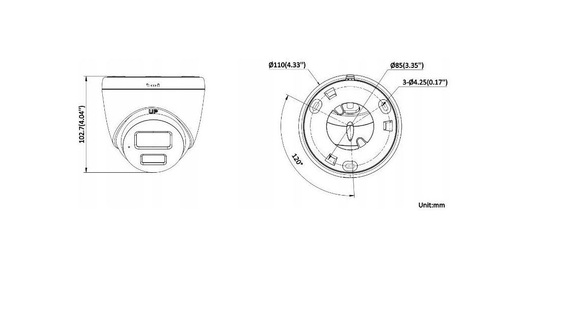 KAMERA IP HIKVISION DS-2CD1367G2H-LIU 2.8mm PL - obrazek 2