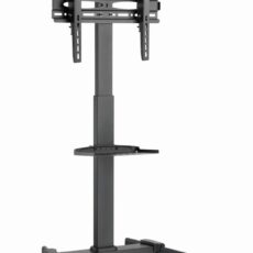 GEMBIRD STOJAK POD TELEWIZOR Z REGULACJĄ WYSOKOŚCI, MOBILNY, NA KÓŁKACH 32" - 55"
