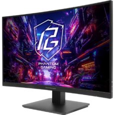 Asrock PG27QRT1B monitor komputerowy 68,6 cm (27") 2560 x 1440 px QHD Czarny
