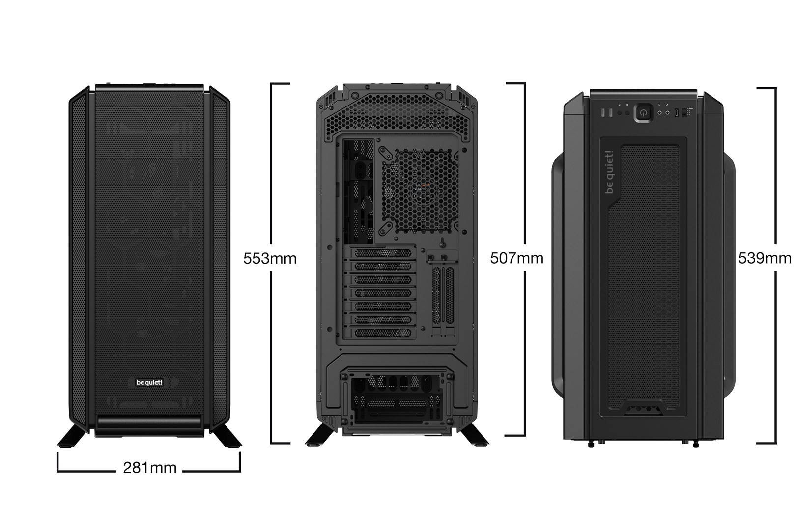 OBUDOWA BE QUIET! SILENT BASE 802 BLACK - obrazek 2