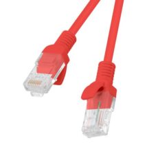 Patchcord UTP Lanberg PCU6-10CC-0200-R (RJ45 - RJ45 ; 2m; UTP; kat. 6; kolor czerwony)