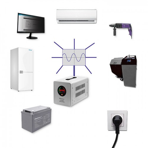 QOLTEC ZASILACZ AWARYJNY PURE SINE WAVE UPS | 800VA | 560W | SZARY - obrazek 2