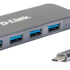D-Link DUB-2340 huby i koncentratory USB Type-C 5000 Mbit/s Szary