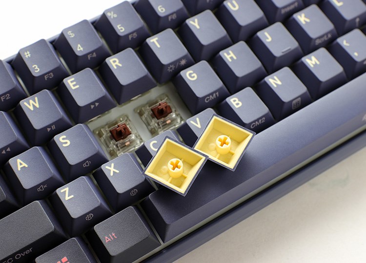 Mini klawiatura gamingowa Ducky One 3 Mini Gaming USB Niebieska - obrazek 2
