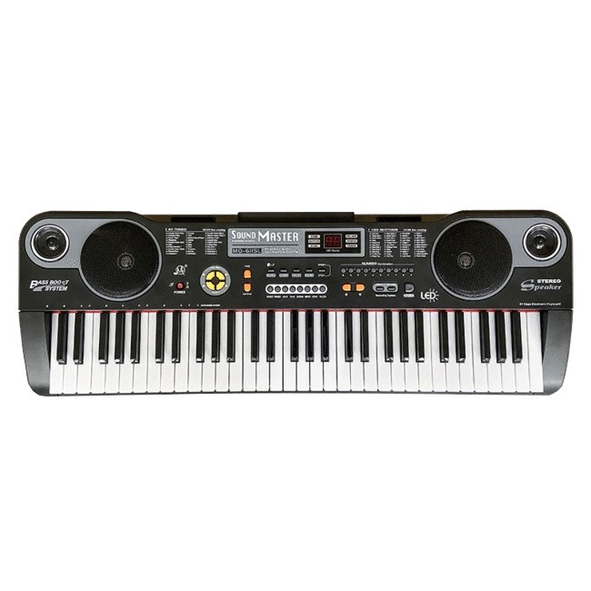 MQ 6115L KEYBOARD - Organy z mikrofonem dla dzieci do nauki gry