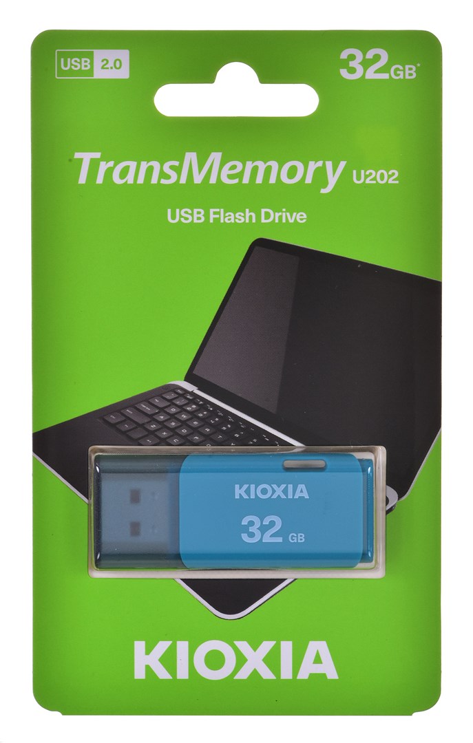 KIOXIA FlashDrive U202 Hayabusa 32GB Aqua - obrazek 2