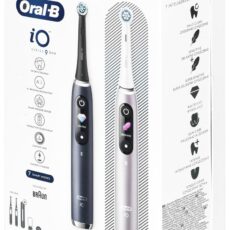Braun Oral-B szczoteczka elektryczna iO 9N zestaw DUO BLACK ONYX & ROSE QUARTZ