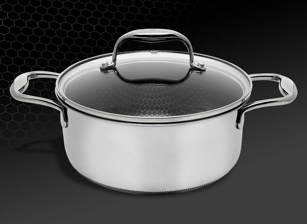 Garnek z pokrywką Kohersen Black Cube 20cm - obrazek 2
