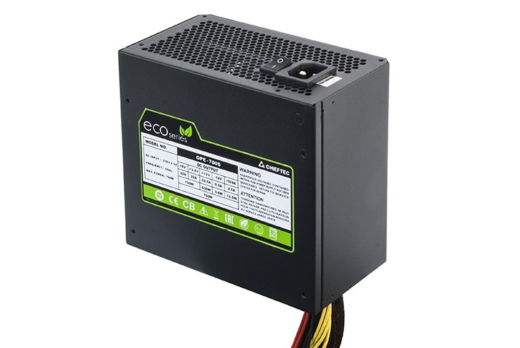 Zasilacz Chieftec ECO GPE-700S (700 W; Aktywne) - obrazek 2