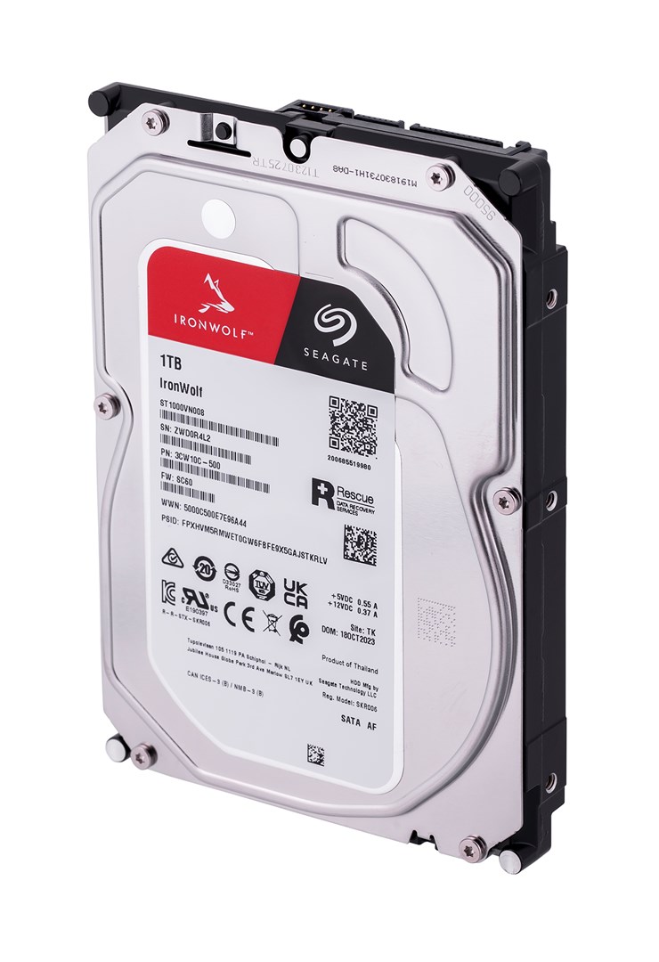Dysk twardy HDD Seagate IronWolf 1TB 3,5" SATA ST1000VN008 - obrazek 2