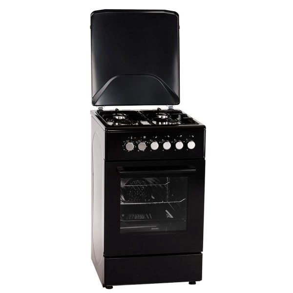 Kuchnia gazowo-elektryczna MPM-56-KGM-12B Czarna