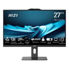 MSI AIO PRO AP272P 14M-881XEU i5-14400 27" IPS LED FHD Non-Touch Anti-Glare 16GB SSD500GB M.2 AX211 WiFi 6E NoOS Black