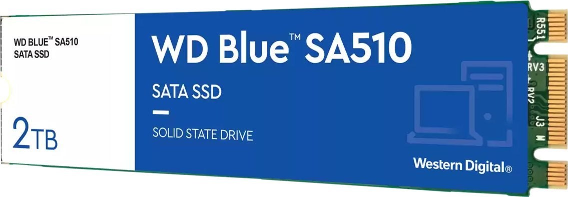 Dysk SSD WD Blue 2TB M.2 SATA WDS200T3B0B - obrazek 2