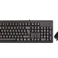 Klawiatura, Zestaw klawiatura + mysz membranowa A4 TECH A4TKLA43774 (USB 2.0; kolor czarny; optyczna)