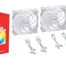 XPG VENTO 120 ARGB PWM Obudowa komputera Wentylator 12 cm Biały 3 szt.