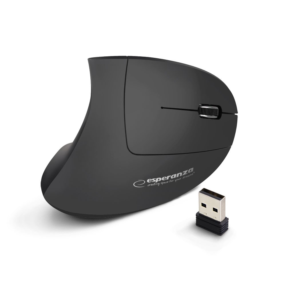 ESPERANZA MYSZ PIONOWA BEZPRZEWODOWA 2.4GHZ CORVUS EM133 - obrazek 2