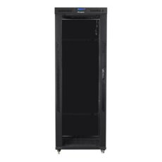 LANBERG SZAFA STOJĄCA RACK 19" 42U 800X800 DRZWI SZKLANE LCD CZARNA FF01-8842-12BL (FLAT PACK)