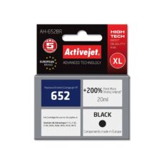 Activejet AH-652BR Tusz (zamiennik HP 652 F6V25AE; Premium; 20 ml; czarny)