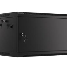 LANBERG SZAFA WISZĄCA RACK 19" 6U 600X450 DRZWI METALOWE CZARNA (FLAT PACK) WF01-6406-00B