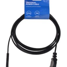Kabel SAVIO  CL-105 (2-Pin  - Euro ; 3m; kolor czarny)