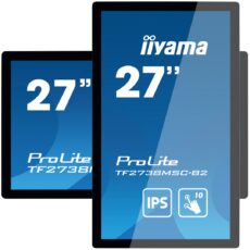 iiyama ProLite TF2738MSC-B2 monitor komputerowy 68,6 cm (27") 1920 x 1080 px Full HD LED Ekran dotykowy Przeznaczony dla wielu użytkowników Czarny