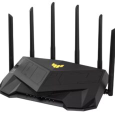ASUS TUF Gaming AX6000 (TUF-AX6000) router bezprzewodowy Gigabit Ethernet Dual-band (2.4 GHz/5 GHz) Czarny
