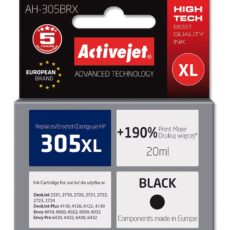 Activejet AH-305BRX Tusz (zamiennik HP 305 XL 3YM62AE; Premium; 20 ml; czarny)